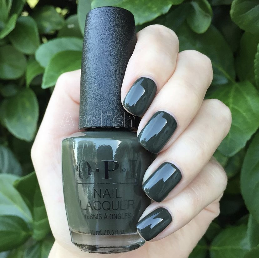 OPI GELCOLOR 照燈甲油-GCU15 Things I’ve Seen in Aber-green